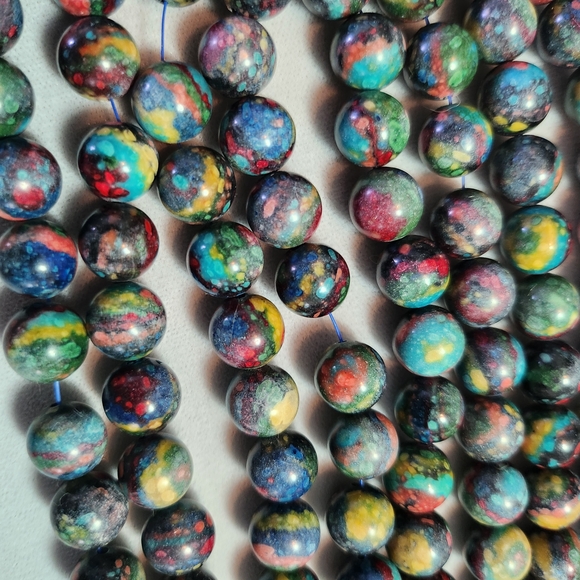 Rainbow Stone Beads - Picture 9 of 11